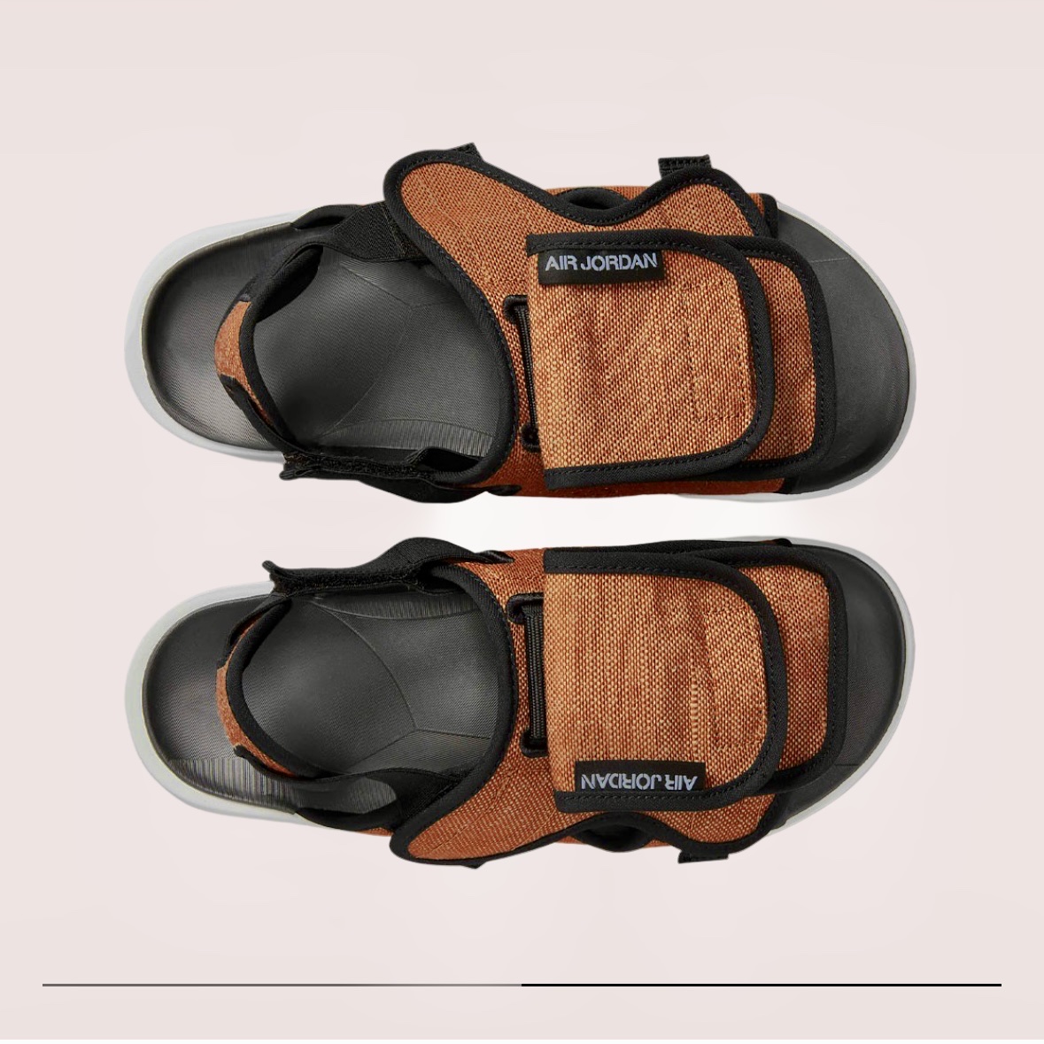 Jordan LS Slide Rust Oxide 착용 스타일 - 2