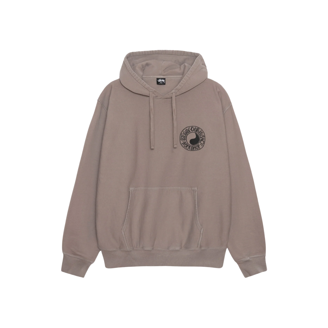 Stussy x Our Legacy Work Shop Pigment Dyed Buana Hoodie Taupe 상세 이미지 2