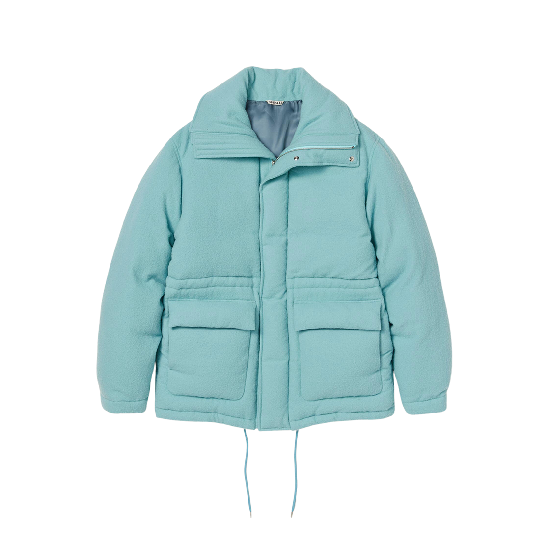 Auralee Brushed Alpaca Wool Down Blouson Light Blue 상세 이미지 1