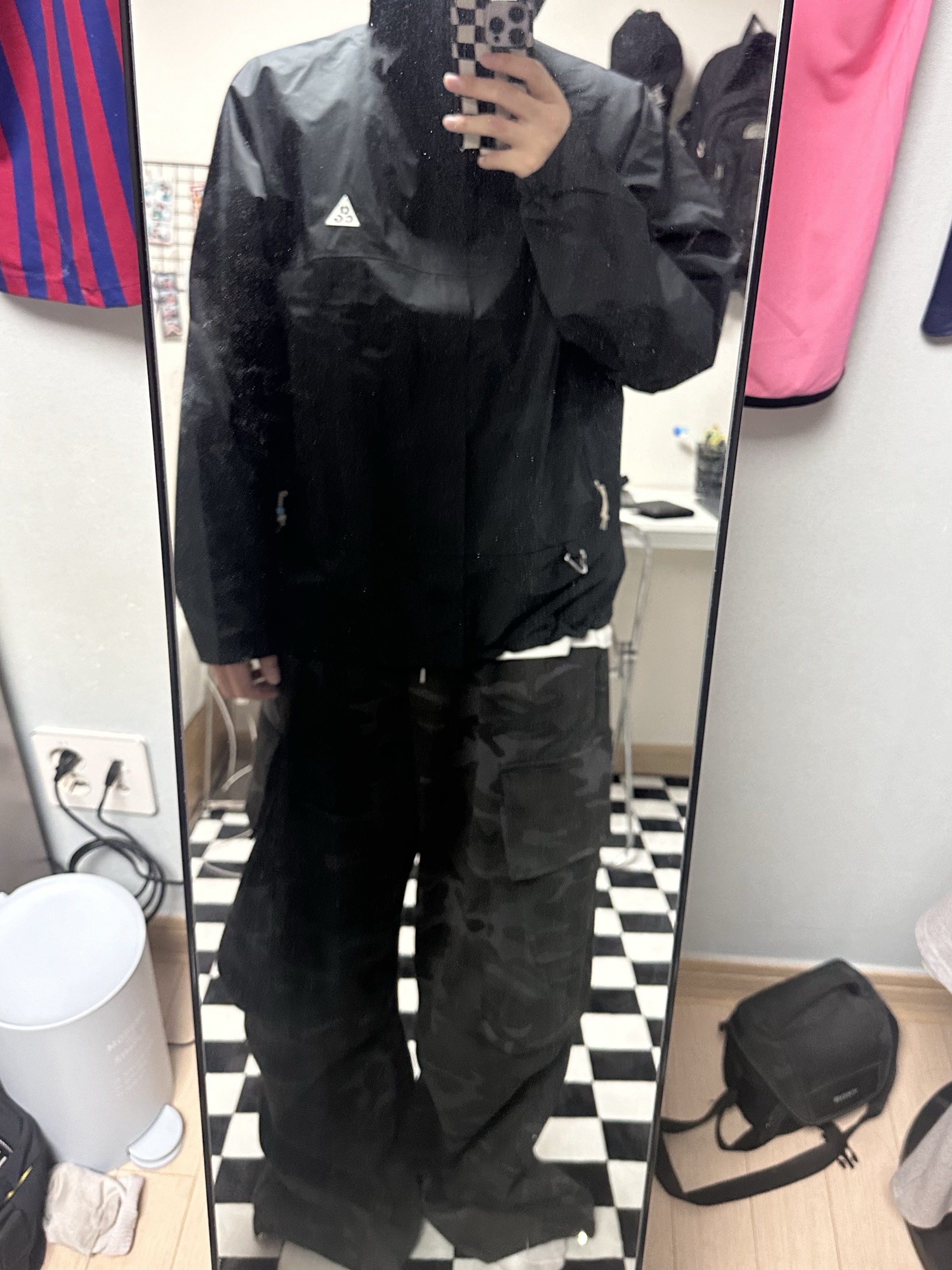 Nike ACG Storm-Fit ADV Cascade Rains Full Zip Jacket Black - Asia 착용 스타일 - 2