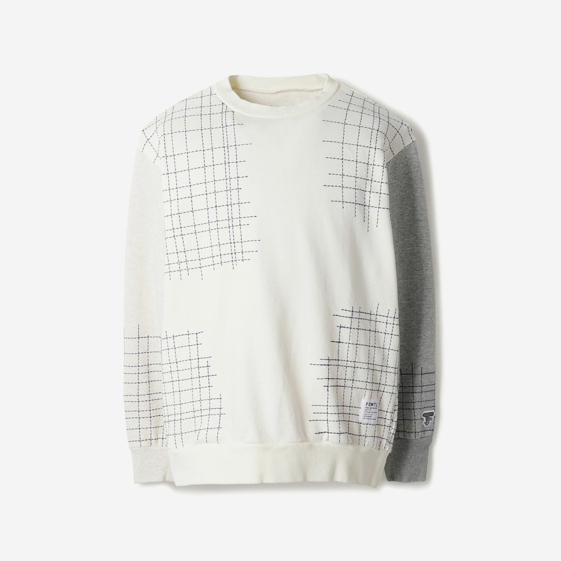 Series Fdmtl Sashiko Stitching Sweatshirt Ivory 상세 이미지 1