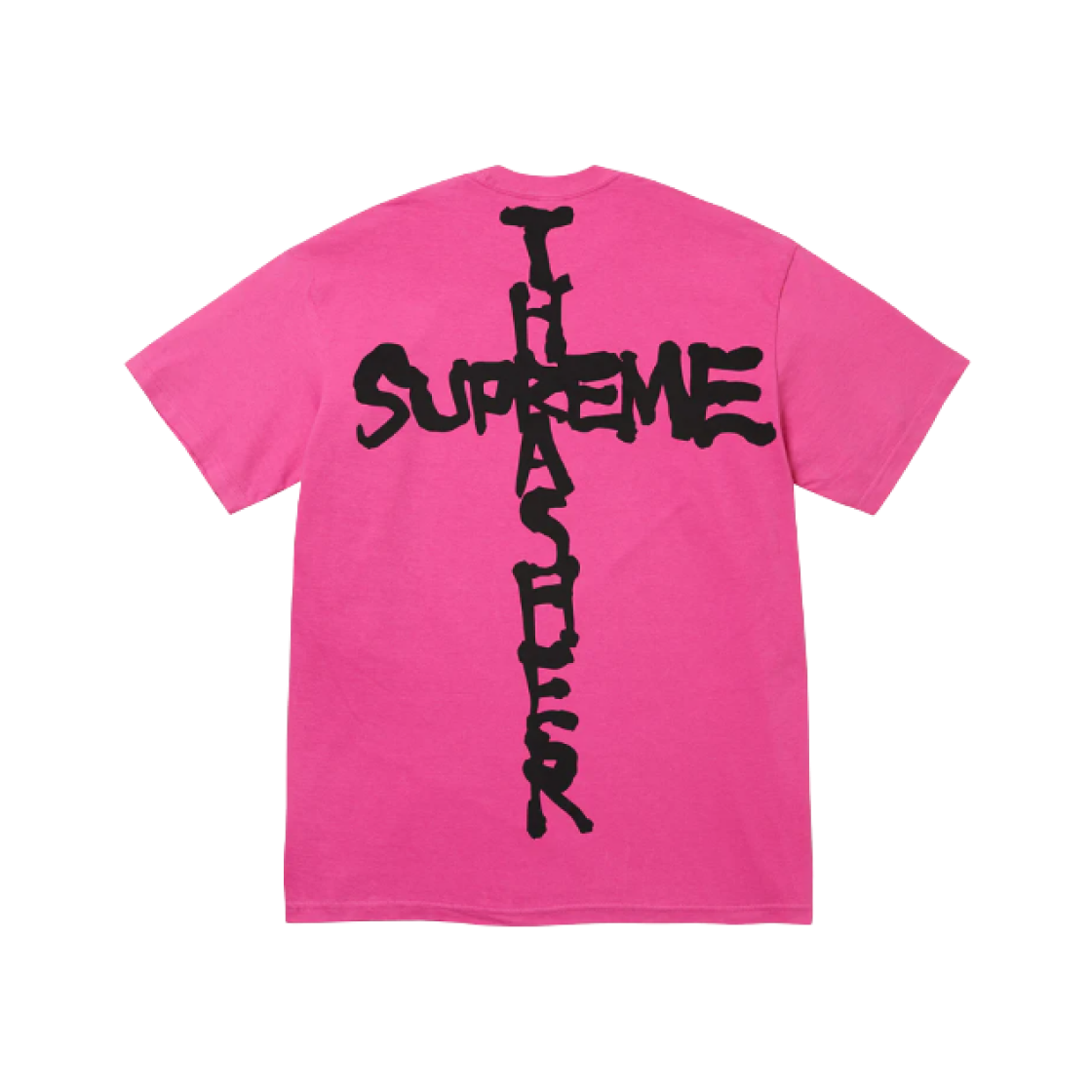 Supreme x Thrasher Cross T-Shirt Fuchsia - 24FW 상세 이미지 1