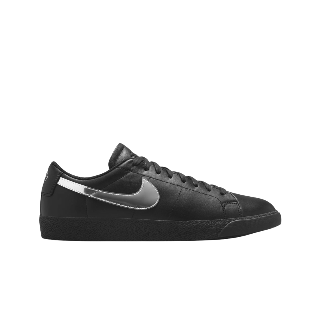 나이키 x 댄서 스케이트보드 SB 줌 블레이저 로우 블랙 앤 메탈릭 실버(Nike x Dancer Skateboards SB Zoom Blazer Low Black and Metallic Silver) - 1