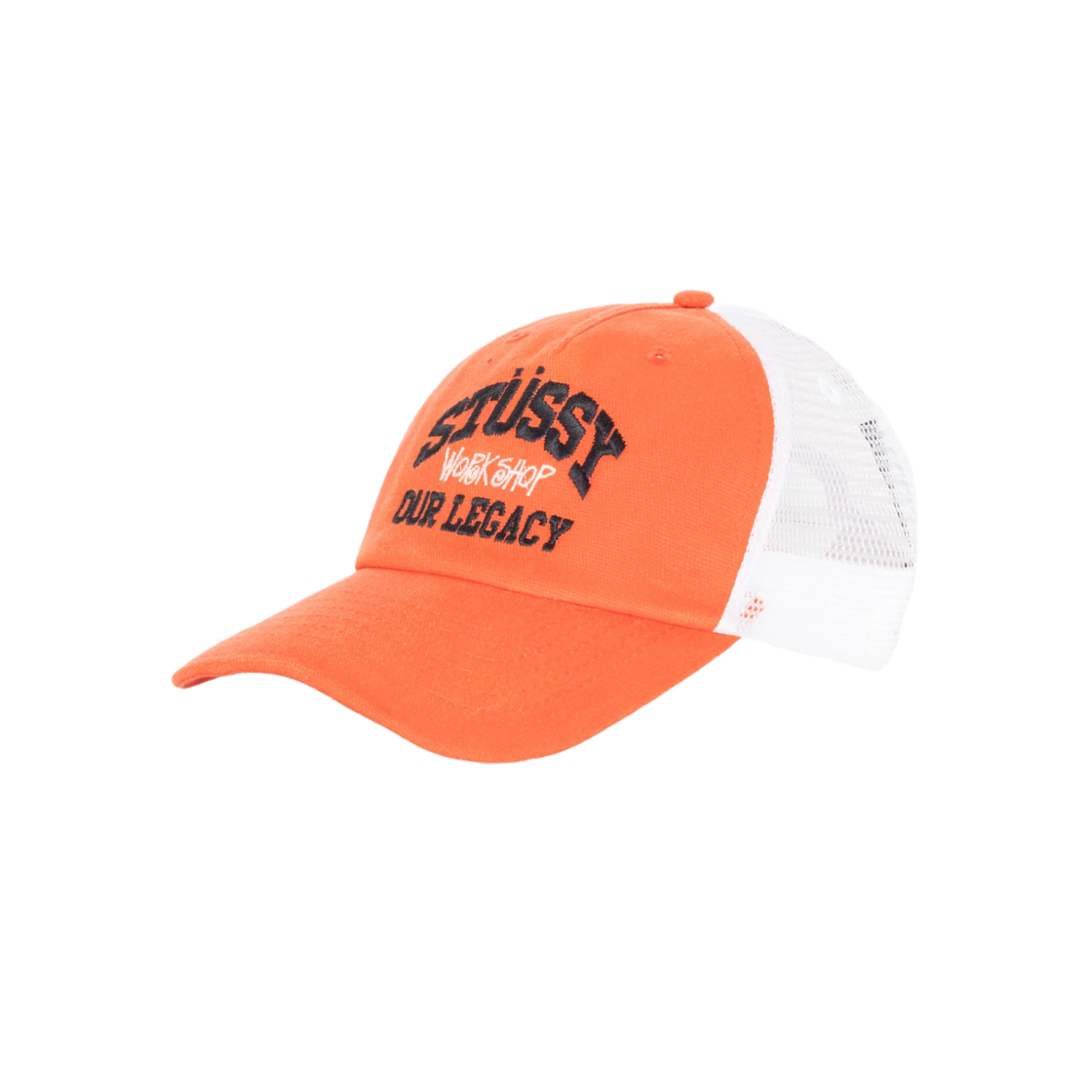 Stussy x Our Legacy Work Shop Low Profile Trucker Cap Fire 상세 이미지 2