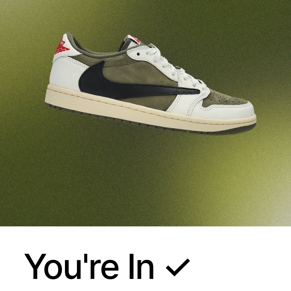 Jordan 1 x Travis Scott Retro Low OG SP Reverse Olive 착용 스타일