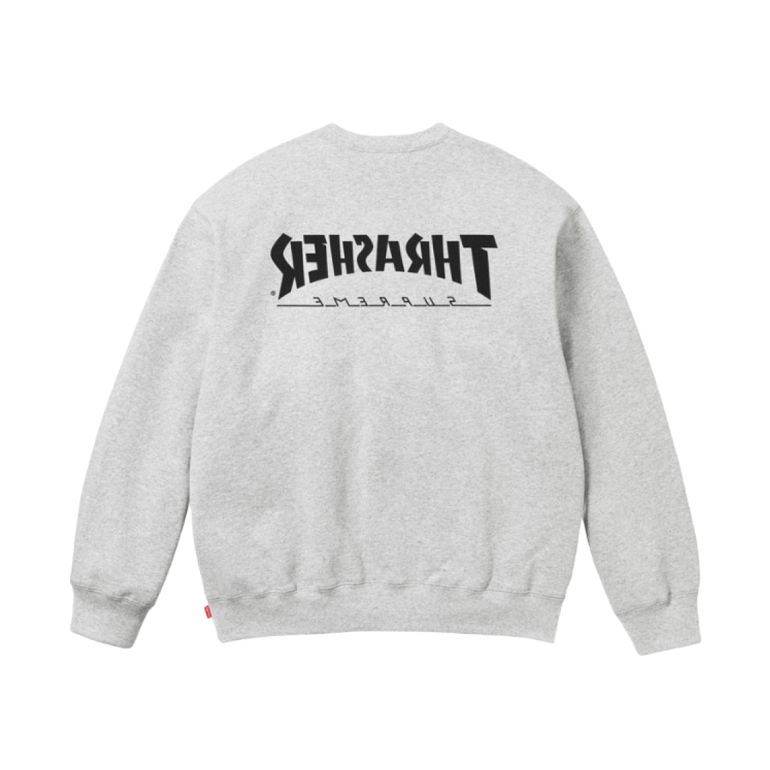 Supreme x Thrasher Crewneck Heather Grey - 24FW 상세 이미지 2