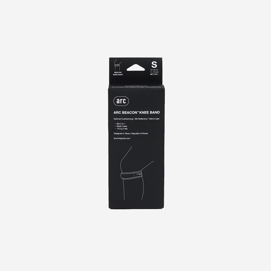 에이알씨 비컨 니밴드 블랙(ARC Beacon™ Knee Band Black) - 3