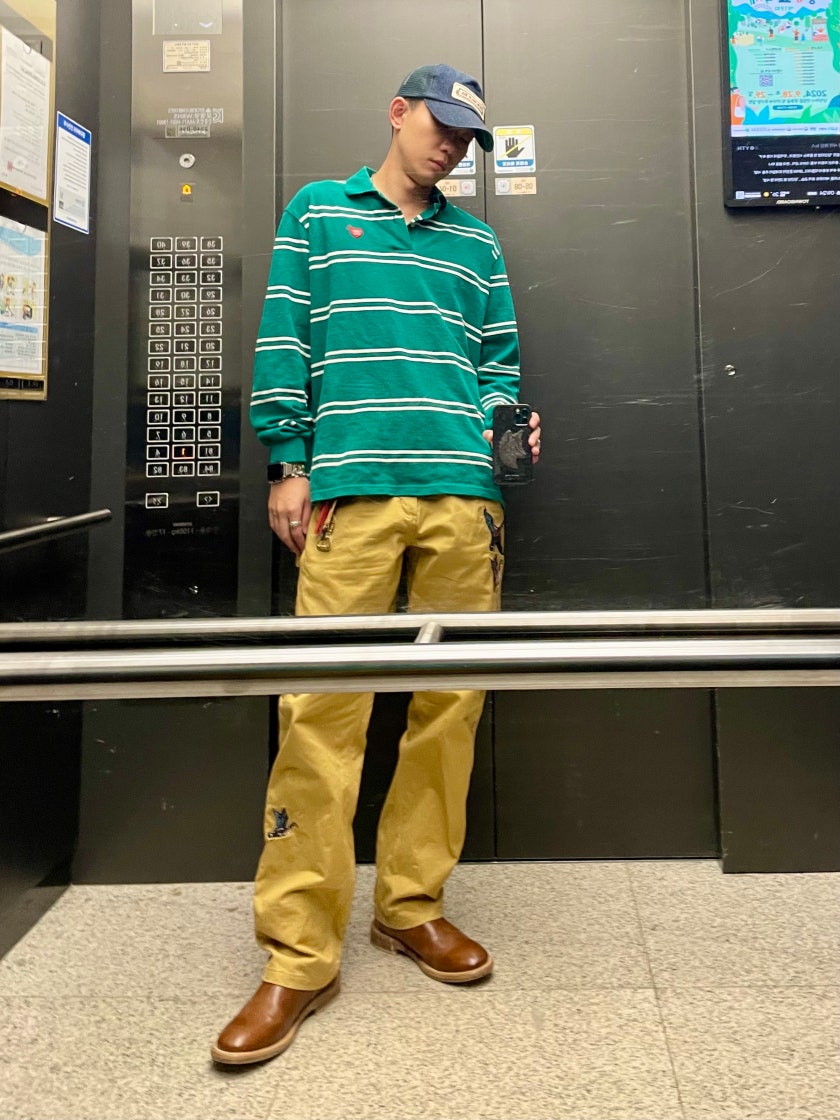 HUMANMADE L/S Polo Shirt 