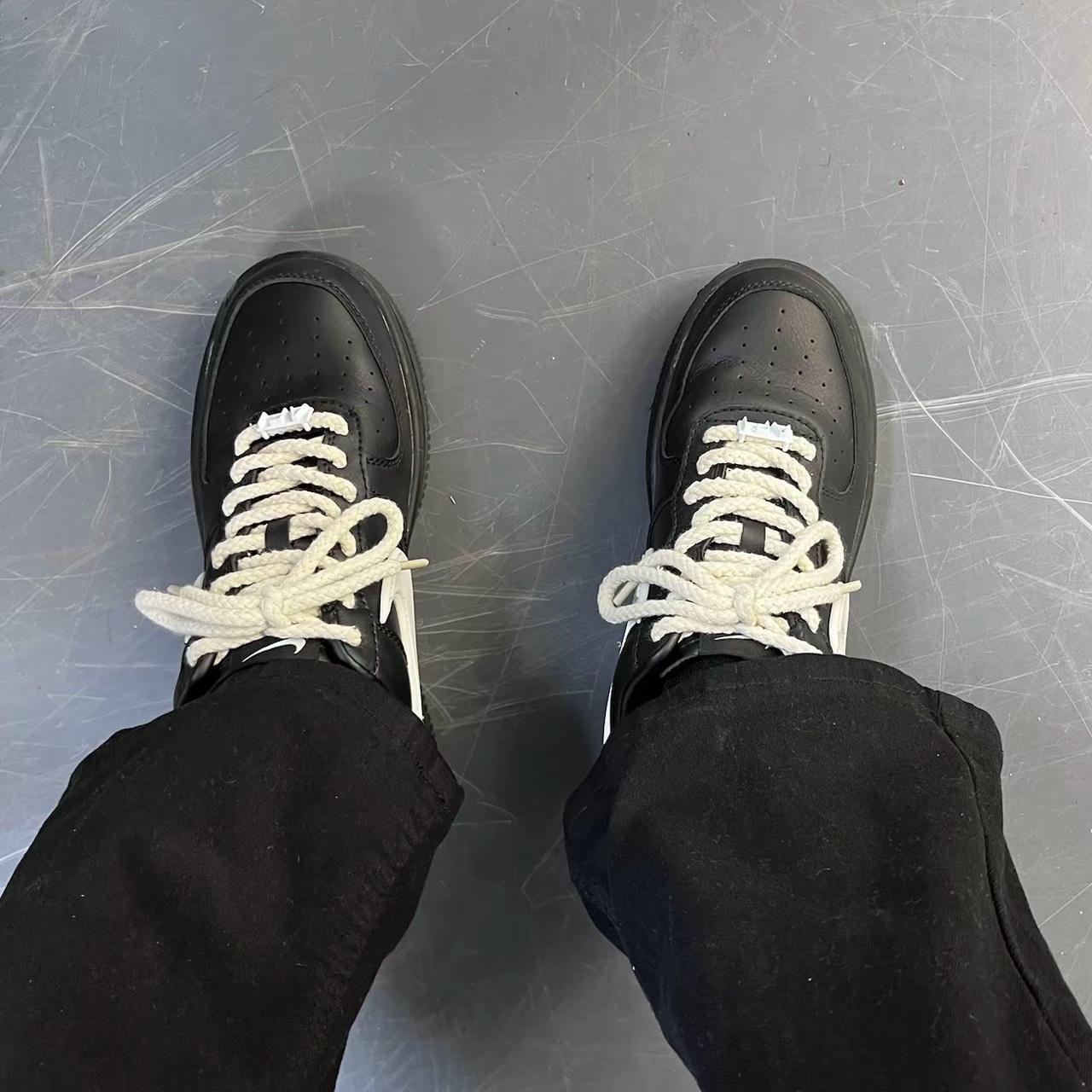 Nike x Ambush Air Force 1 Low SP Black 착용 스타일