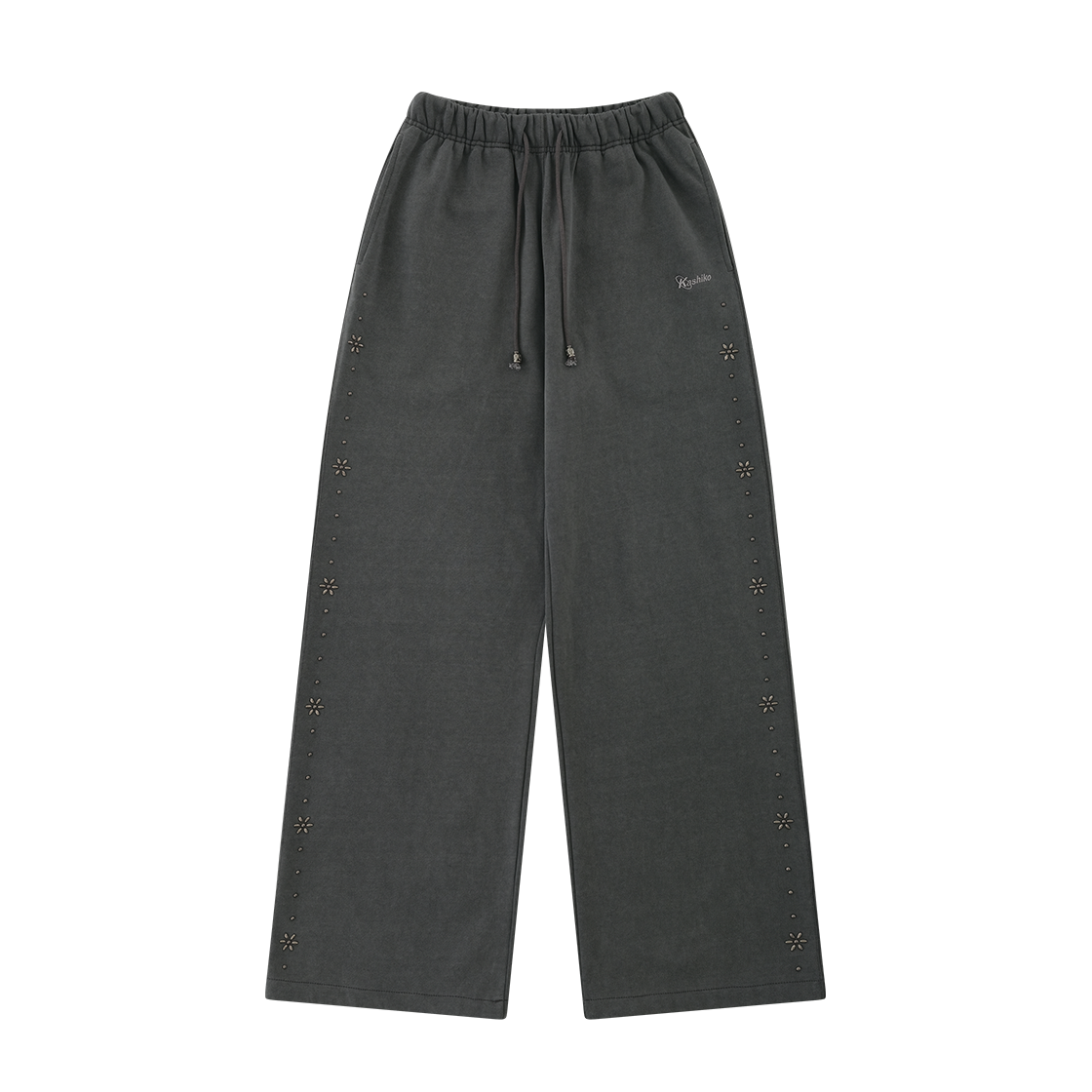 24FW15CHAOS Kashiko Comfy : Monk Trousers Charcoal