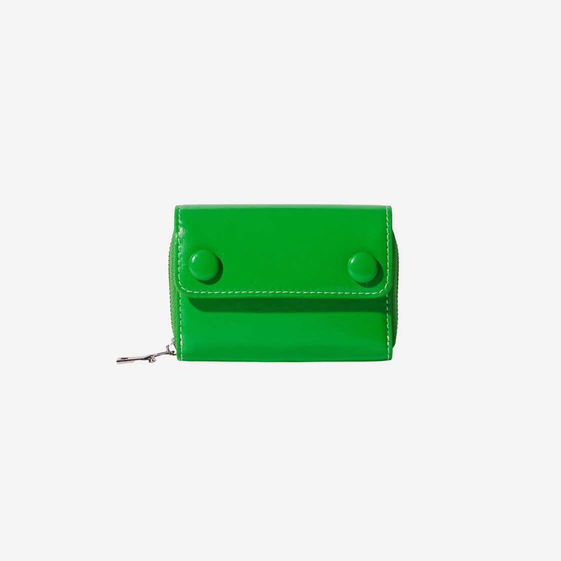 Le Masque Dot Pocket Coin & Card Wallets Green 상세 이미지 1