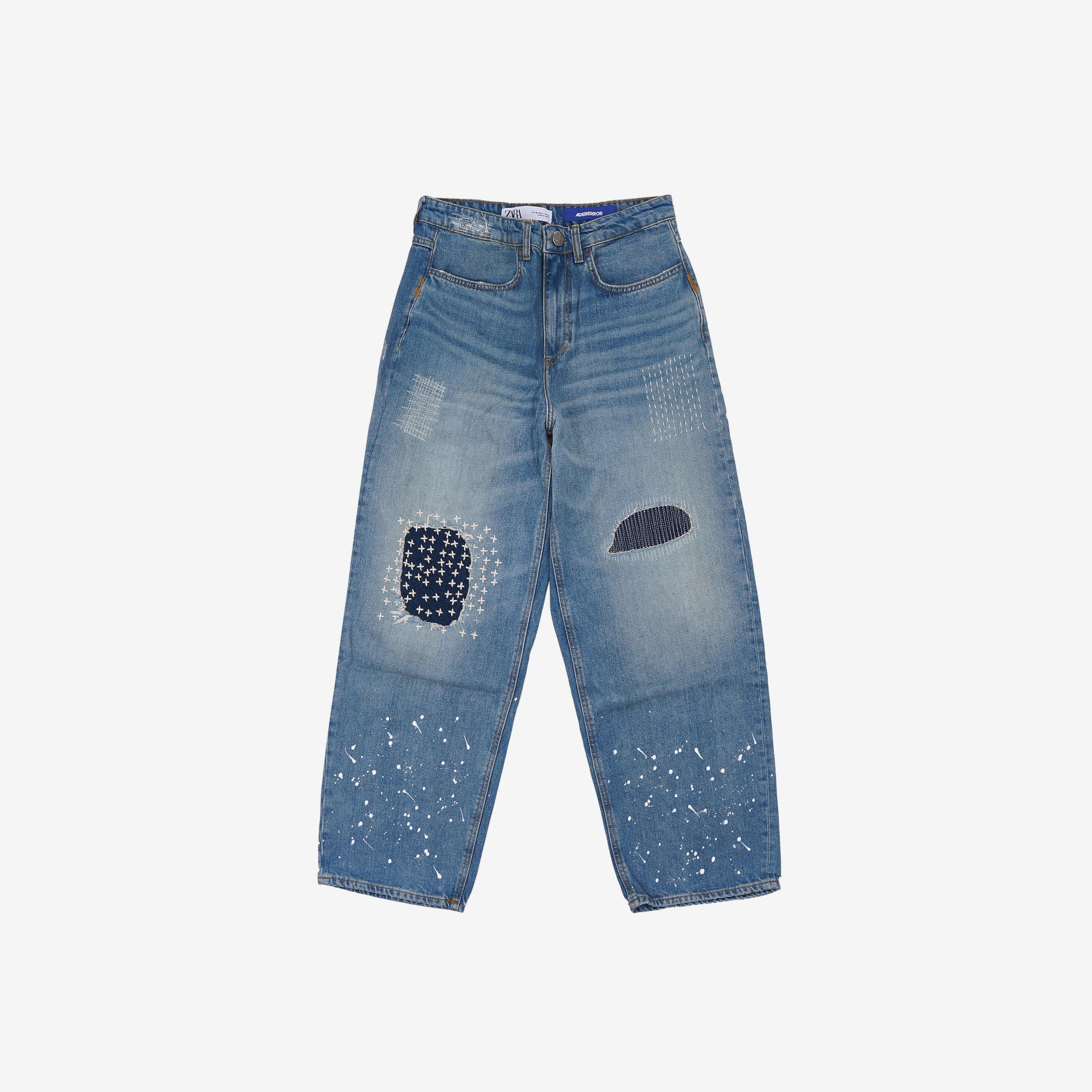 ☆韓国の人気☆Ader Error x Zara Patchwork Jean.s Blue☆ ☆レアコラボ☆【Ader Error x Zara】☆Patchwork Jeans Blue