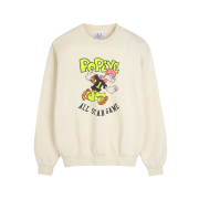 Wild Donkey All Star Crewneck Sweatshirt Natural - 24FW