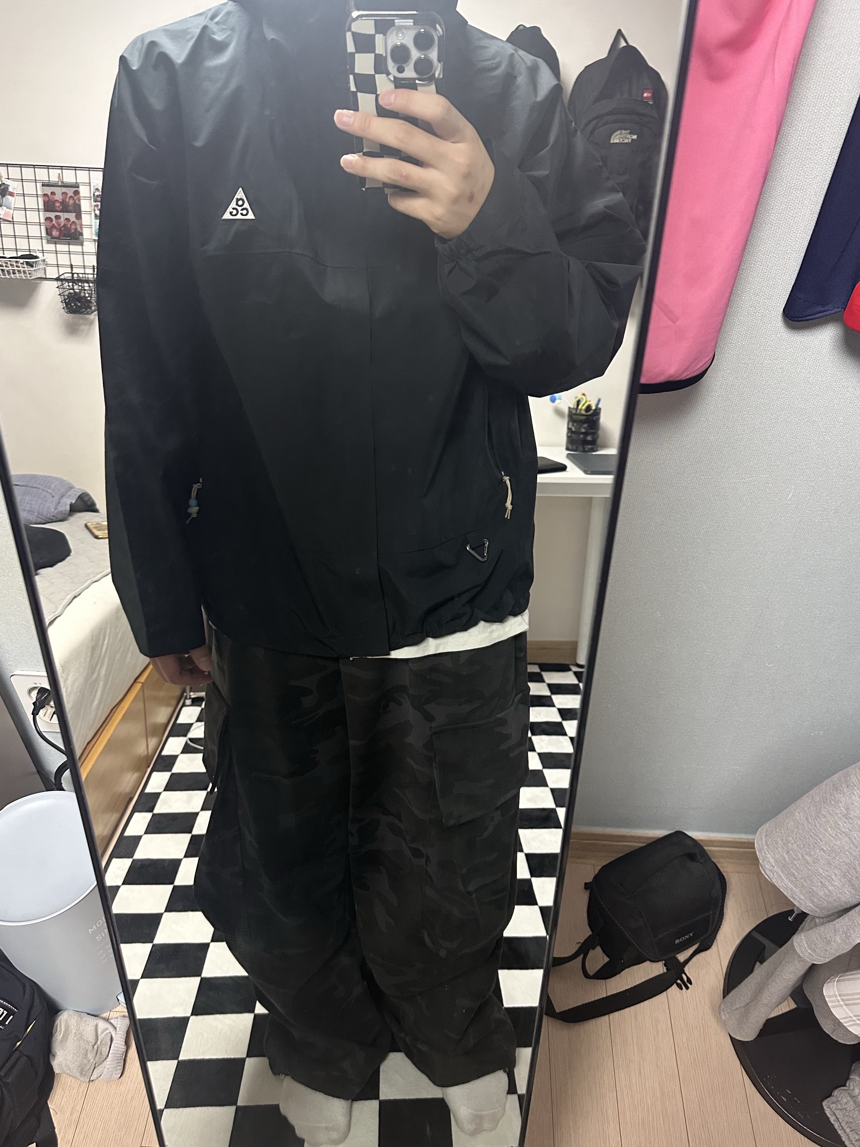 Nike ACG Storm-Fit ADV Cascade Rains Full Zip Jacket Black - Asia 착용 스타일 - 1