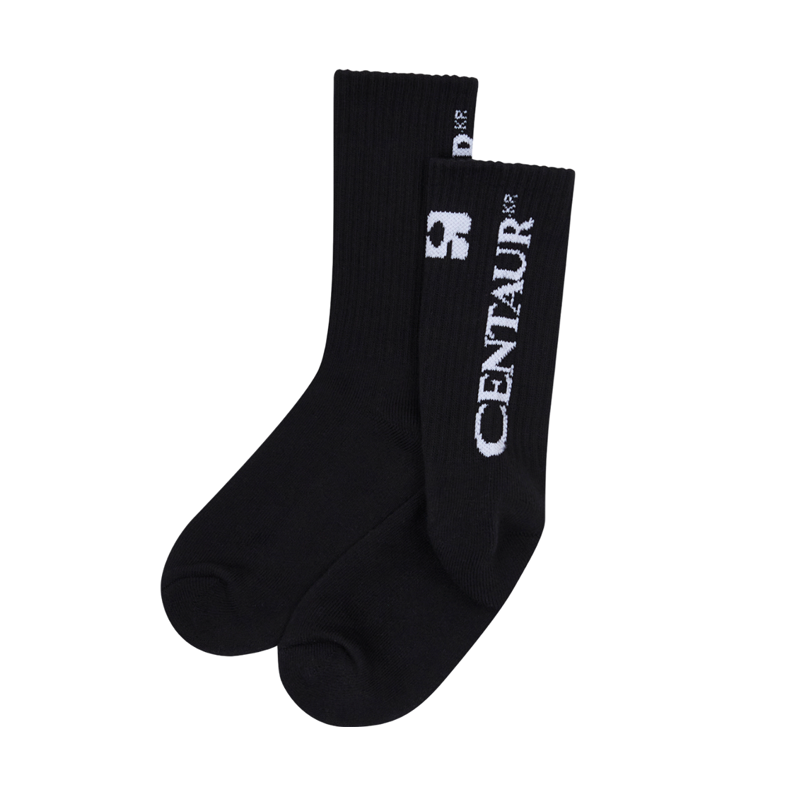 CENTAUR Crew Socks Black 상세 이미지 1