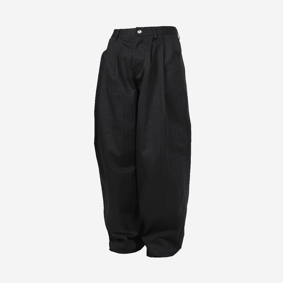 Traktat 4WD Two Tuck Back Buckle Pants Herringbone Twill Black 상세 이미지 1