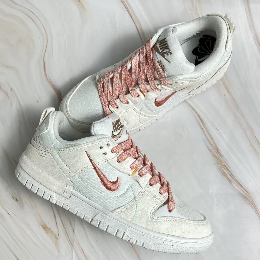 (W) Nike Dunk Low Disrupt 2 Pale Ivory Sail 착용 스타일 - 1