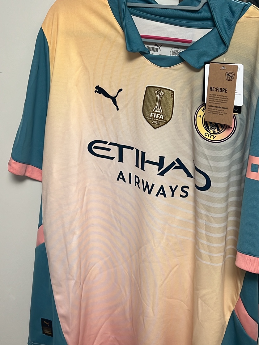 Puma Manchester City 2024/25 4th Jersey Rosebay Bold Blue (Non Marking Ver.) 착용 스타일 - 1