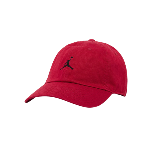 Jordan Club Unstructured Curved Bill Cap Gym Red Black