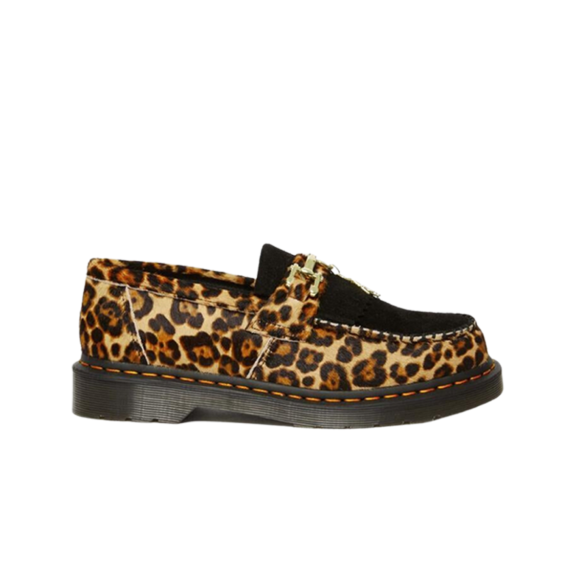 닥터마틴 아드리안 스내플 로퍼 아카이브 레오파드 블랙