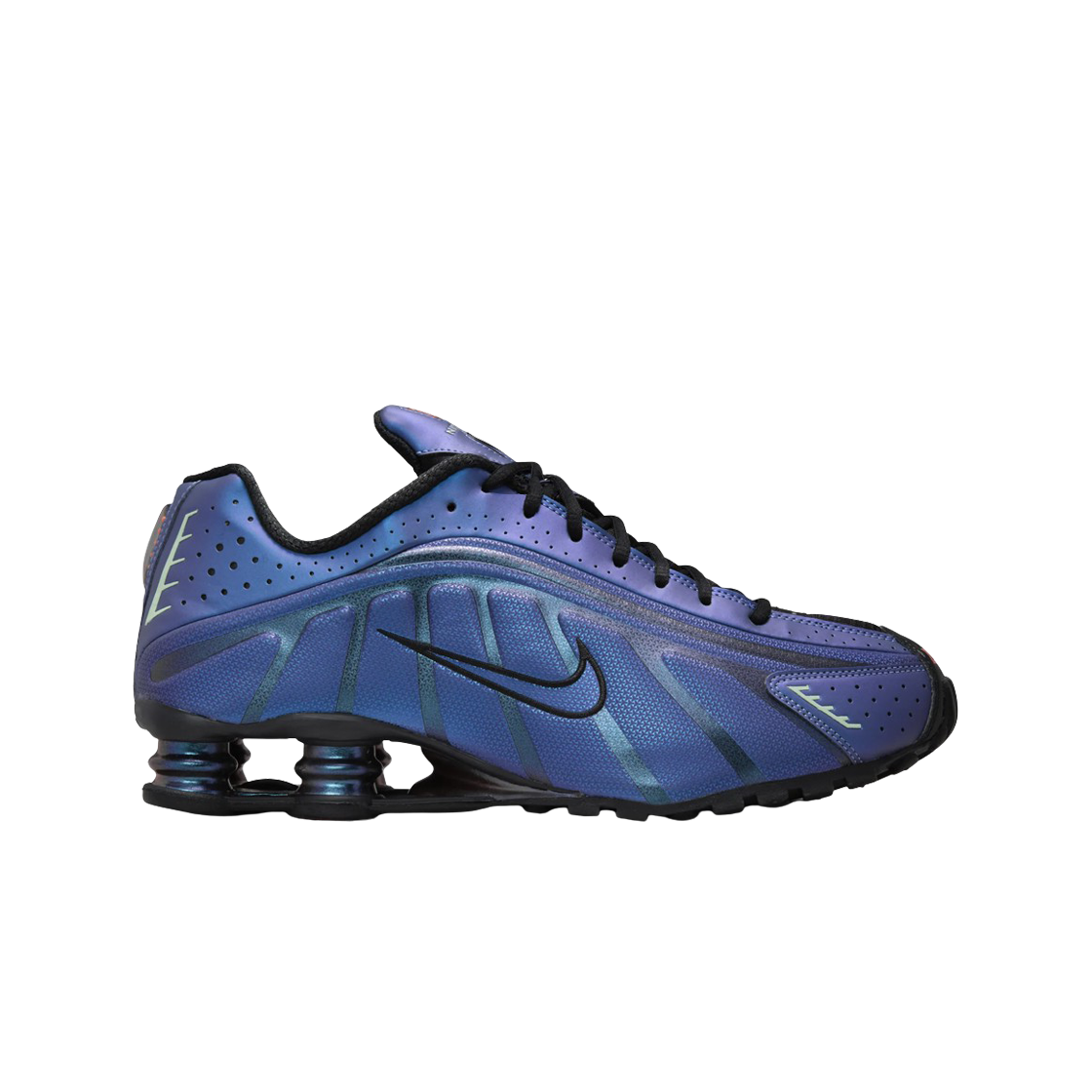 Nike Shox R4 Black and Hot Punch 상세 이미지 1