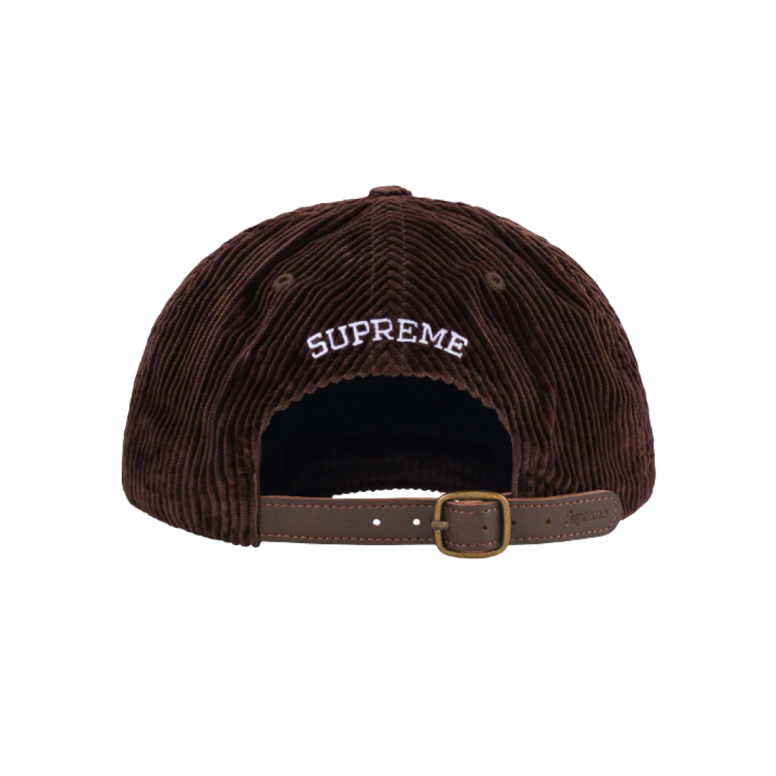 Supreme Corduroy S Logo 6-Panel Dark Brown - 24FW 상세 이미지 2