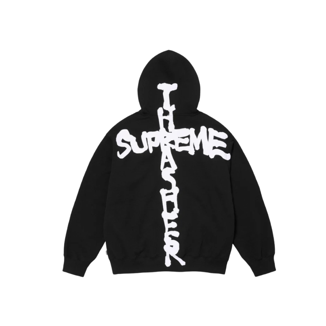 Supreme x Thrasher Zip Up Hooded Sweatshirt Black - 24FW 상세 이미지 1