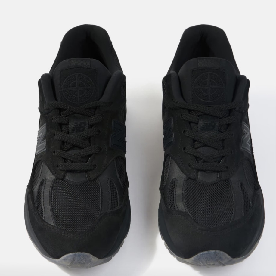 New Balance x Stone Island 991v2 Made in UK Black 착용 스타일 - 4