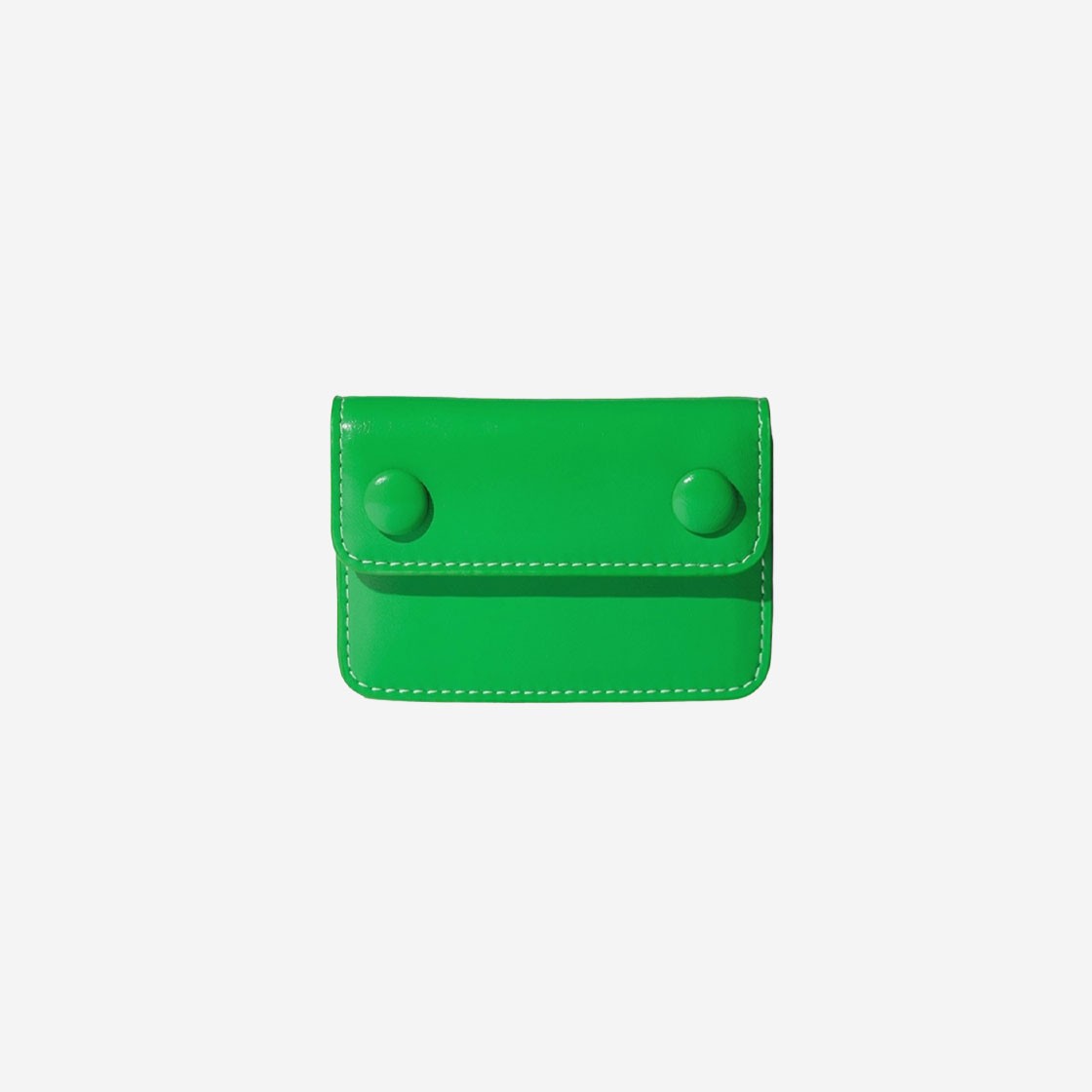 Le Masque Dot Accordion Coin & Card Wallets Green 상세 이미지 1