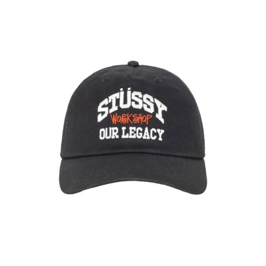 스투시 로우 프로파일 워크기어 스트랩백 블랙 | Stussy | KREAM