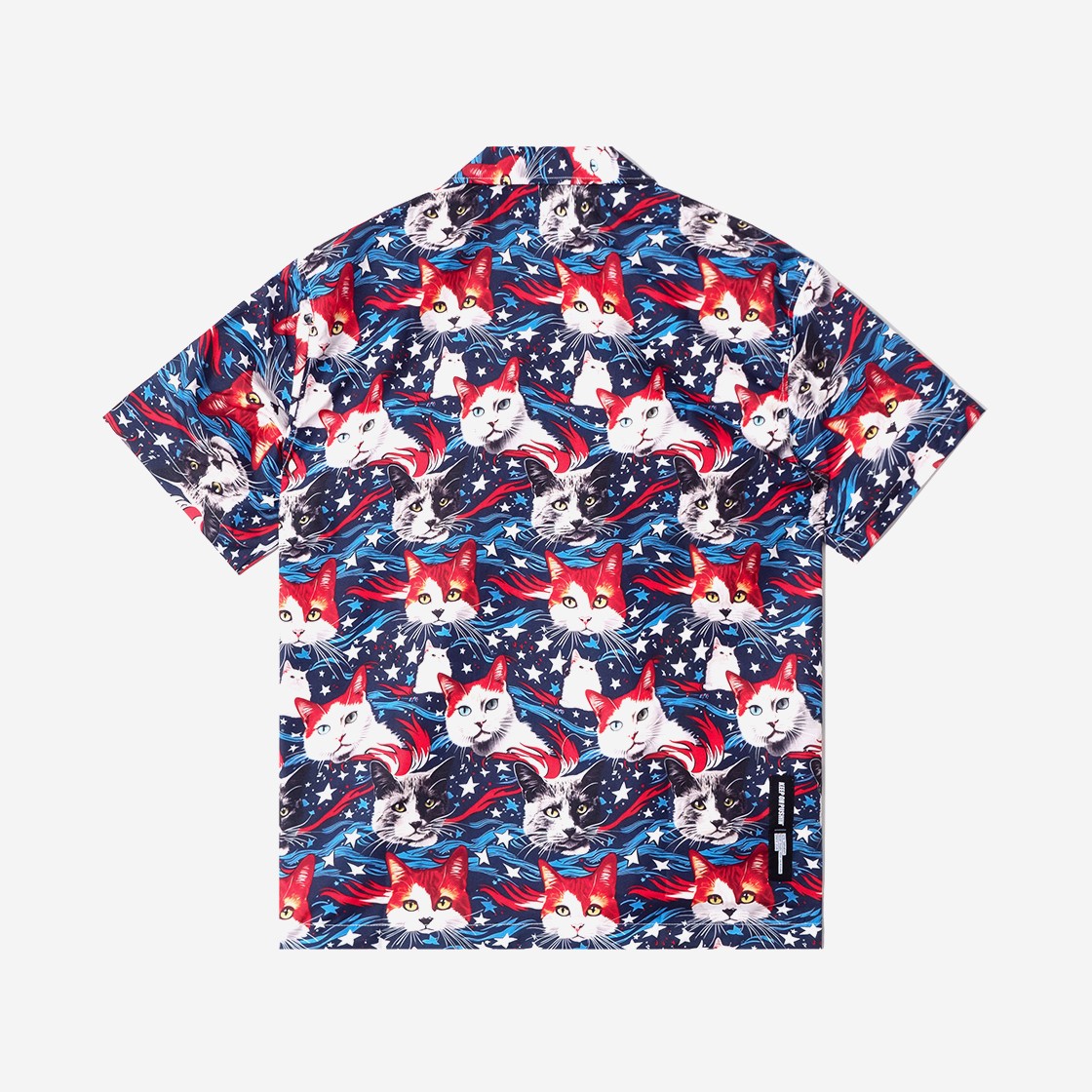 QT8 GARMENTS USA Cat Shirt Navy 상세 이미지 2