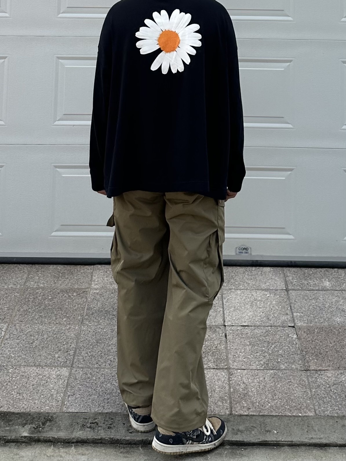 Nike x Peaceminusone LS T-Shirt Black (DR0098-010) 착용 스타일 - 4