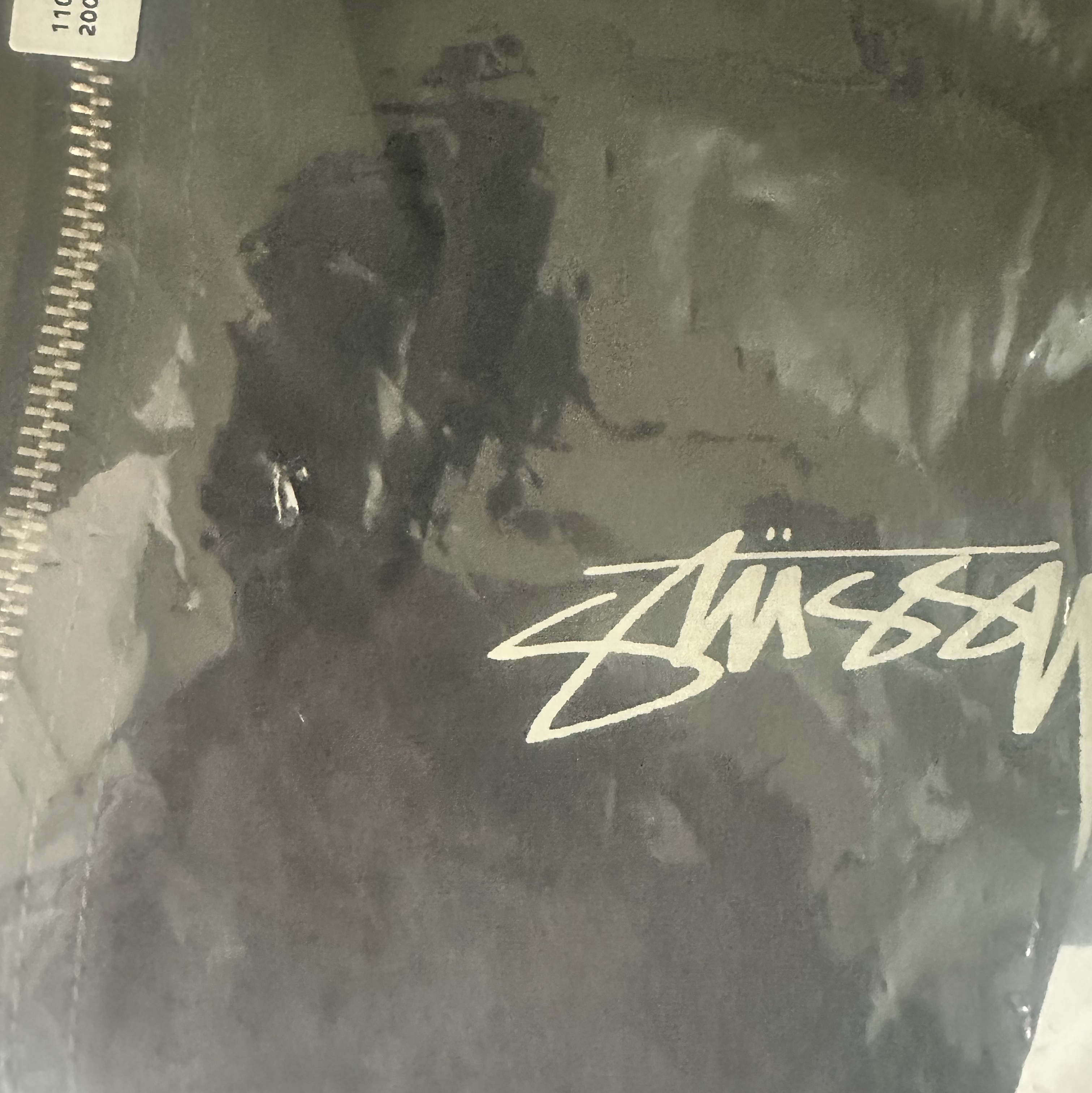 Stussy Wave Dye Beach Shell Jacket Black 착용 스타일