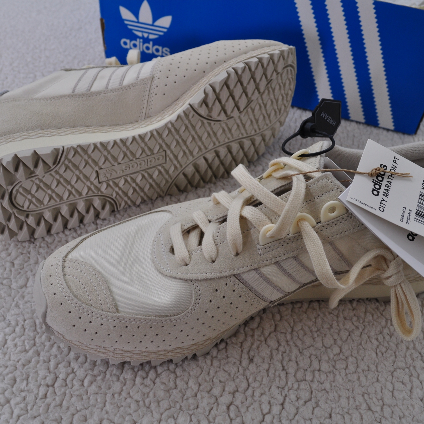 Adidas City Marathon PT White Brown 착용 스타일