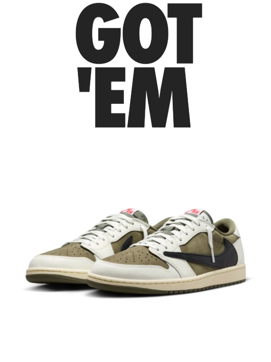 Jordan 1 x Travis Scott Retro Low OG SP Reverse Olive 착용 스타일