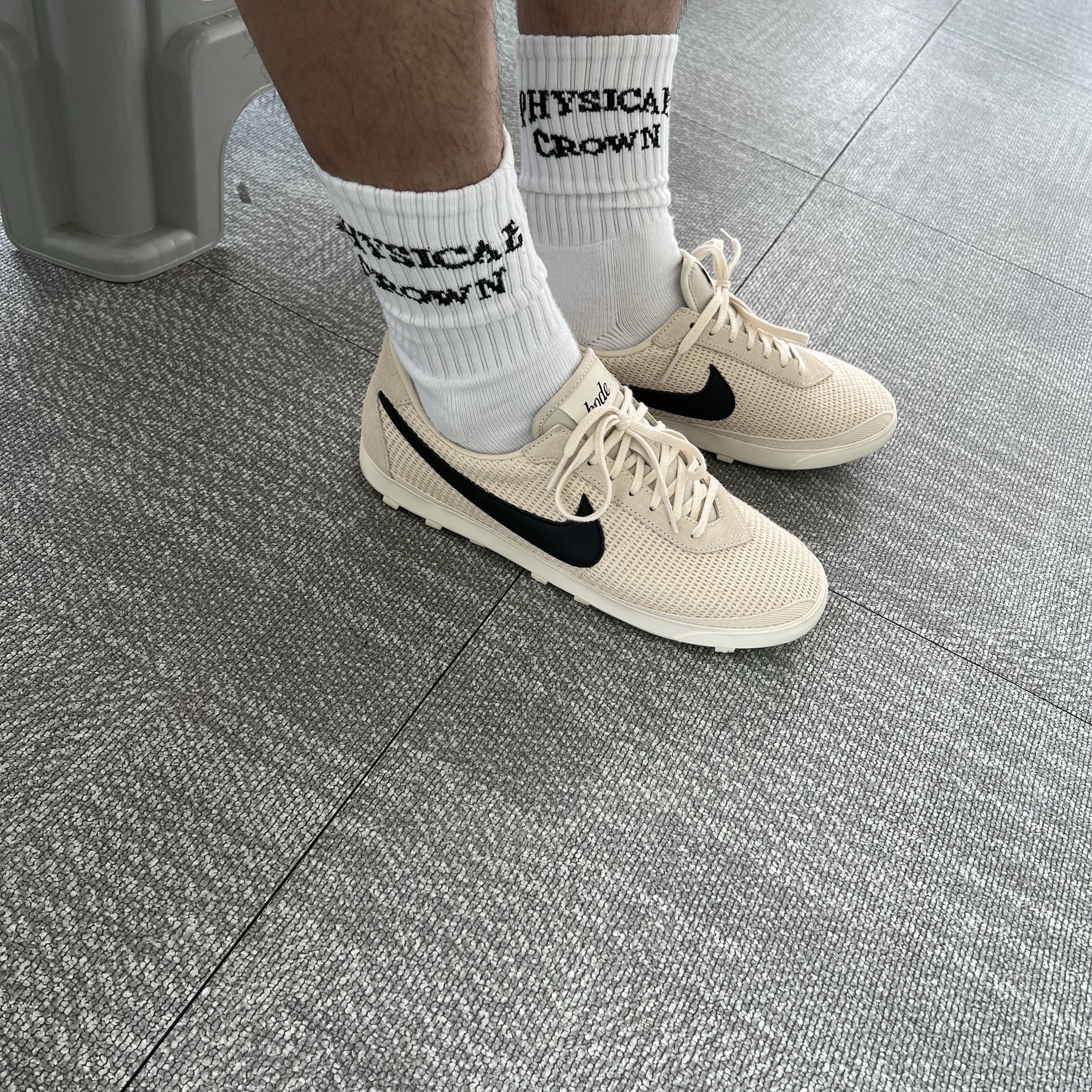 Nike x Bode Astrograbber SP Light Cream and Black 착용 스타일 - 2