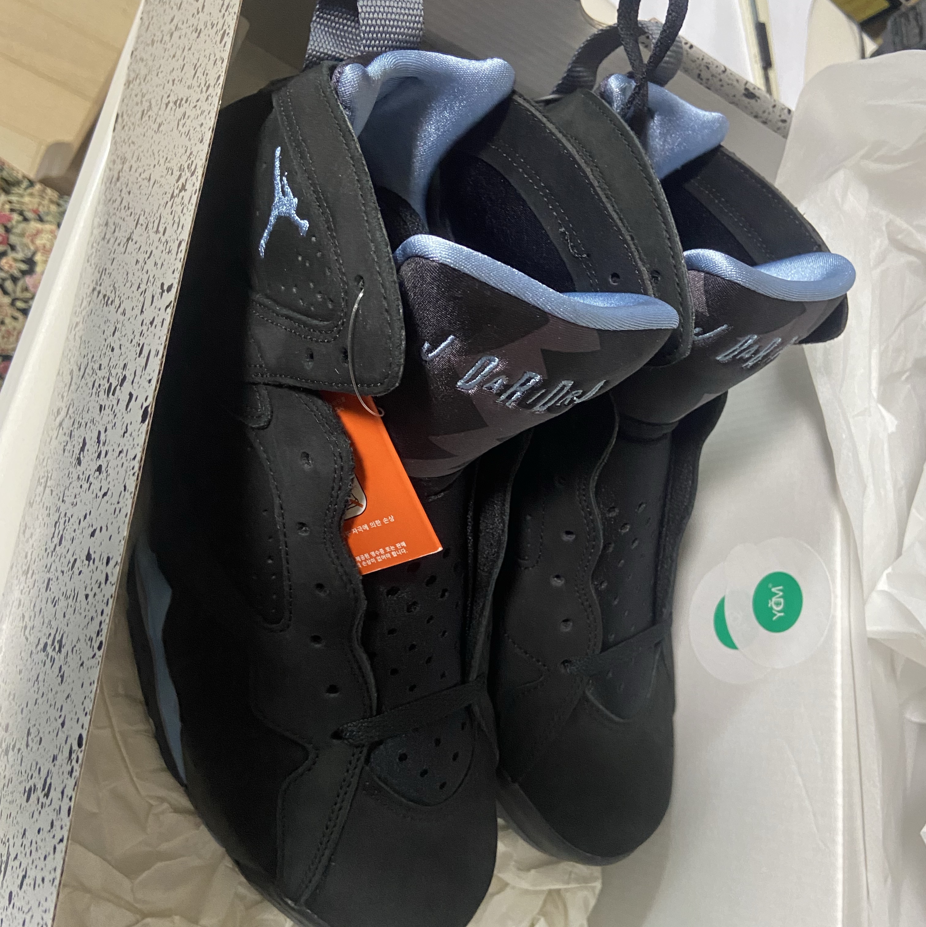 Jordan 7 Retro Chambray 착용 스타일