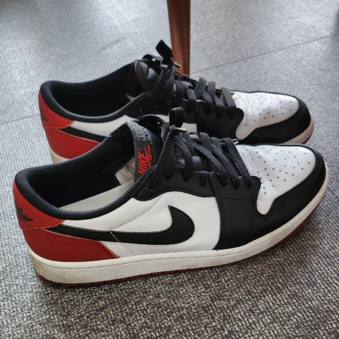 Jordan 1 Retro Low OG Black Toe 착용 스타일