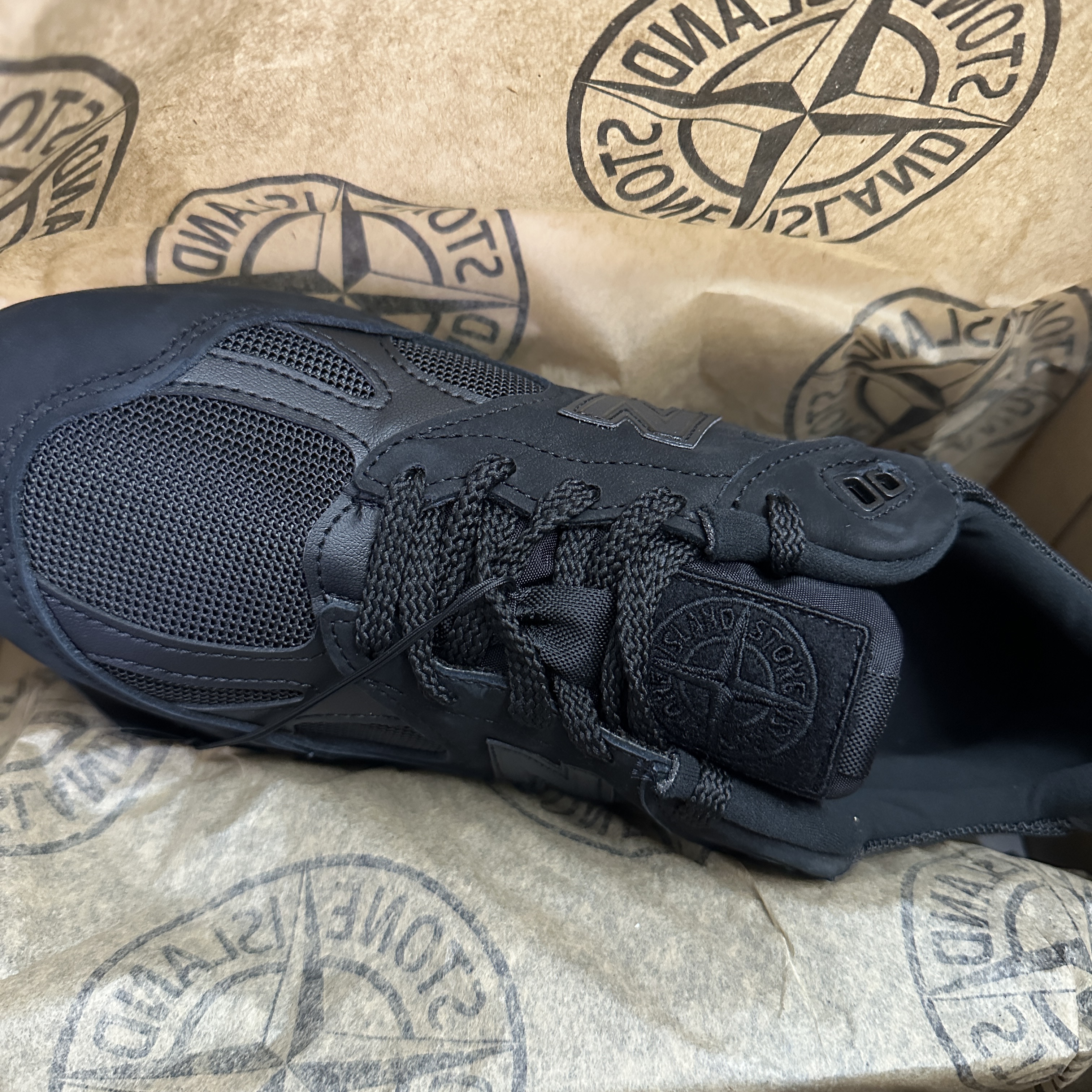New Balance x Stone Island 991v2 Made in UK Black 착용 스타일