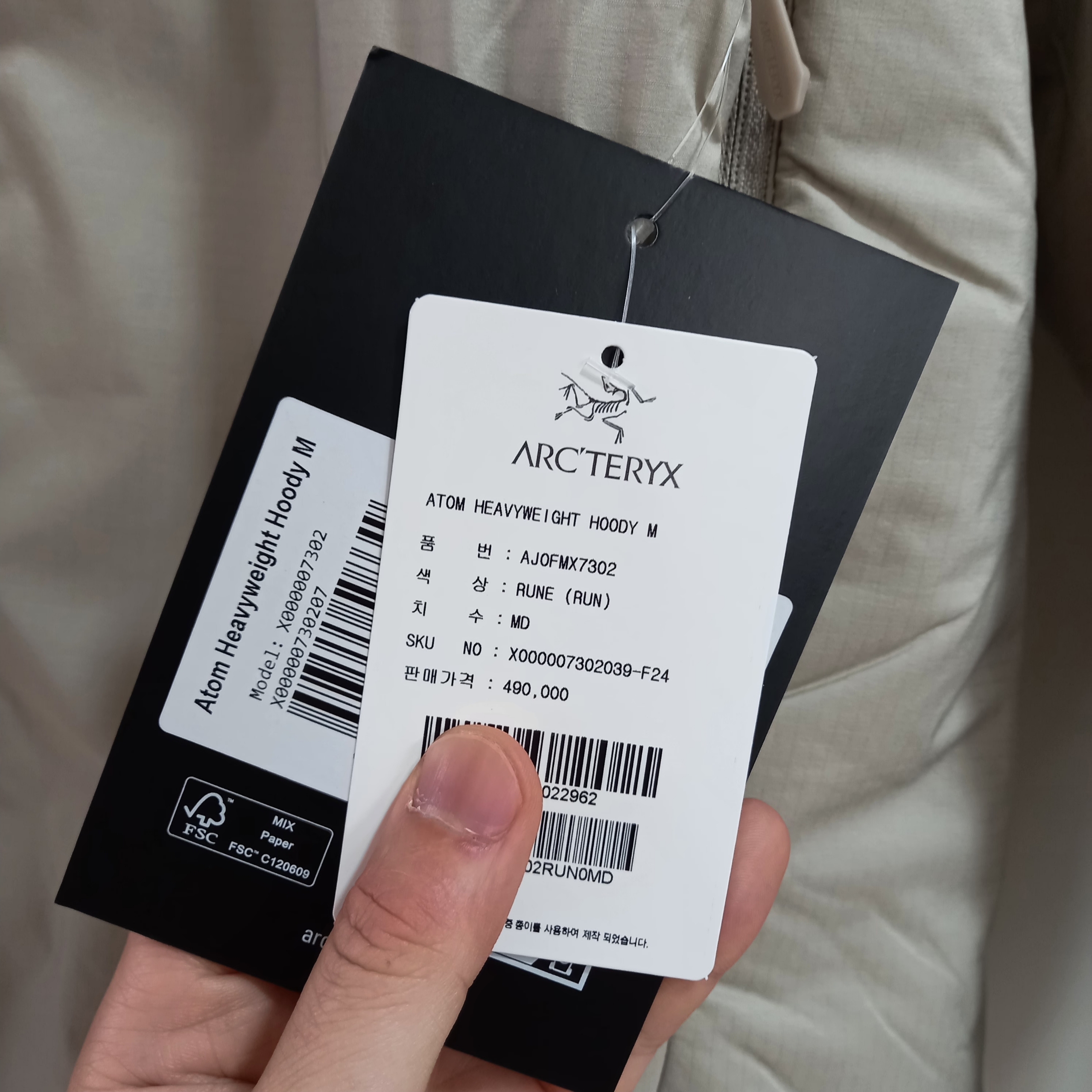 Arc'teryx Atom Heavyweight Hoody Rune 착용 스타일 - 10