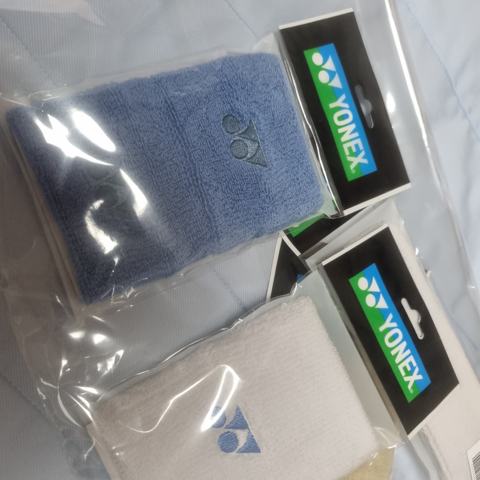 IAB Studio x Yonex Tennis Band Pack White Blue Reed Yellow 착용 스타일
