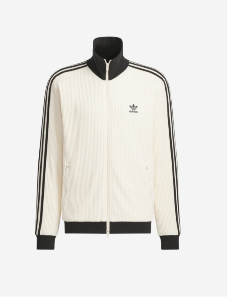 Adidas Waffle Beckenbauer Track Top Wonder White - KR Sizing 착용 스타일