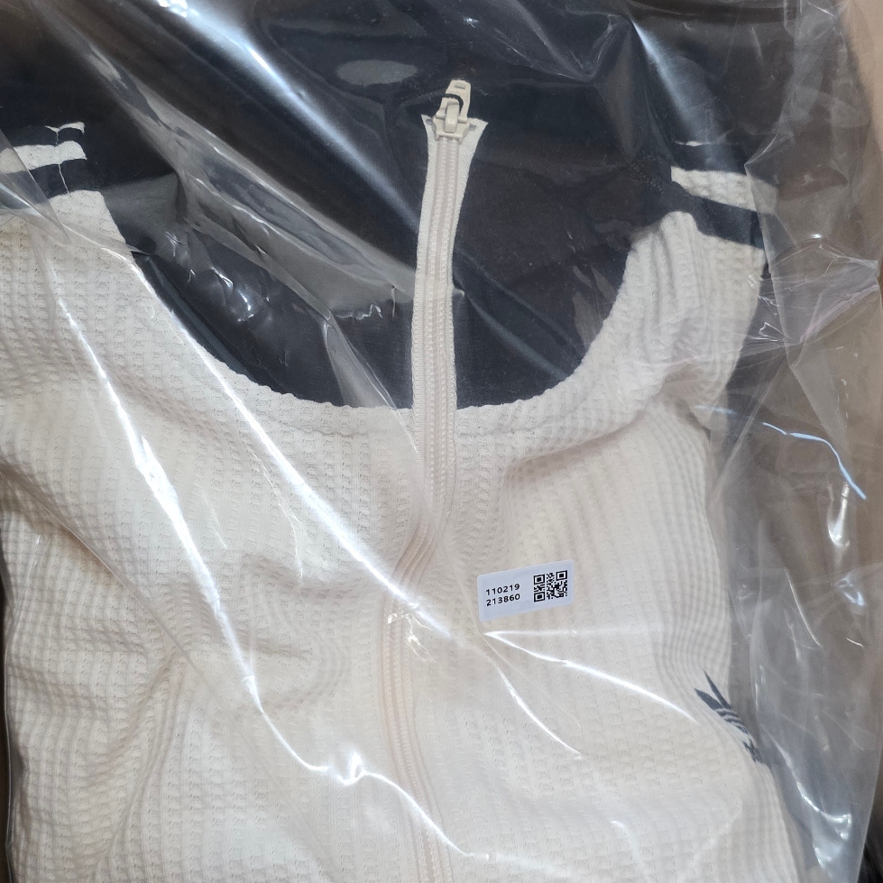 Adidas Waffle Beckenbauer Track Top Wonder White - KR Sizing 착용 스타일 - 1