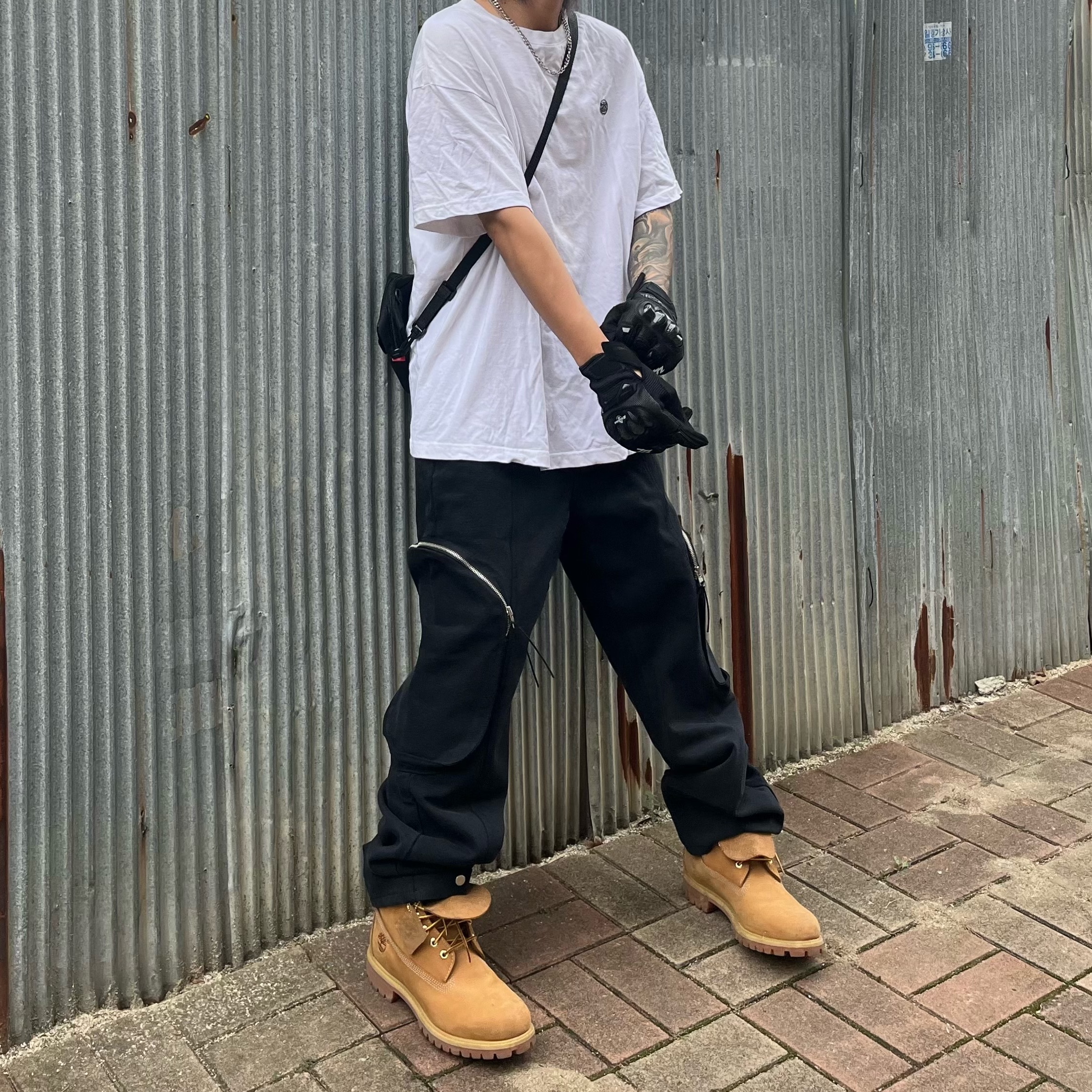 Timberland Premium 6 inch Waterproof Boot Wheat Nubuck - Wide 착용 스타일 - 4