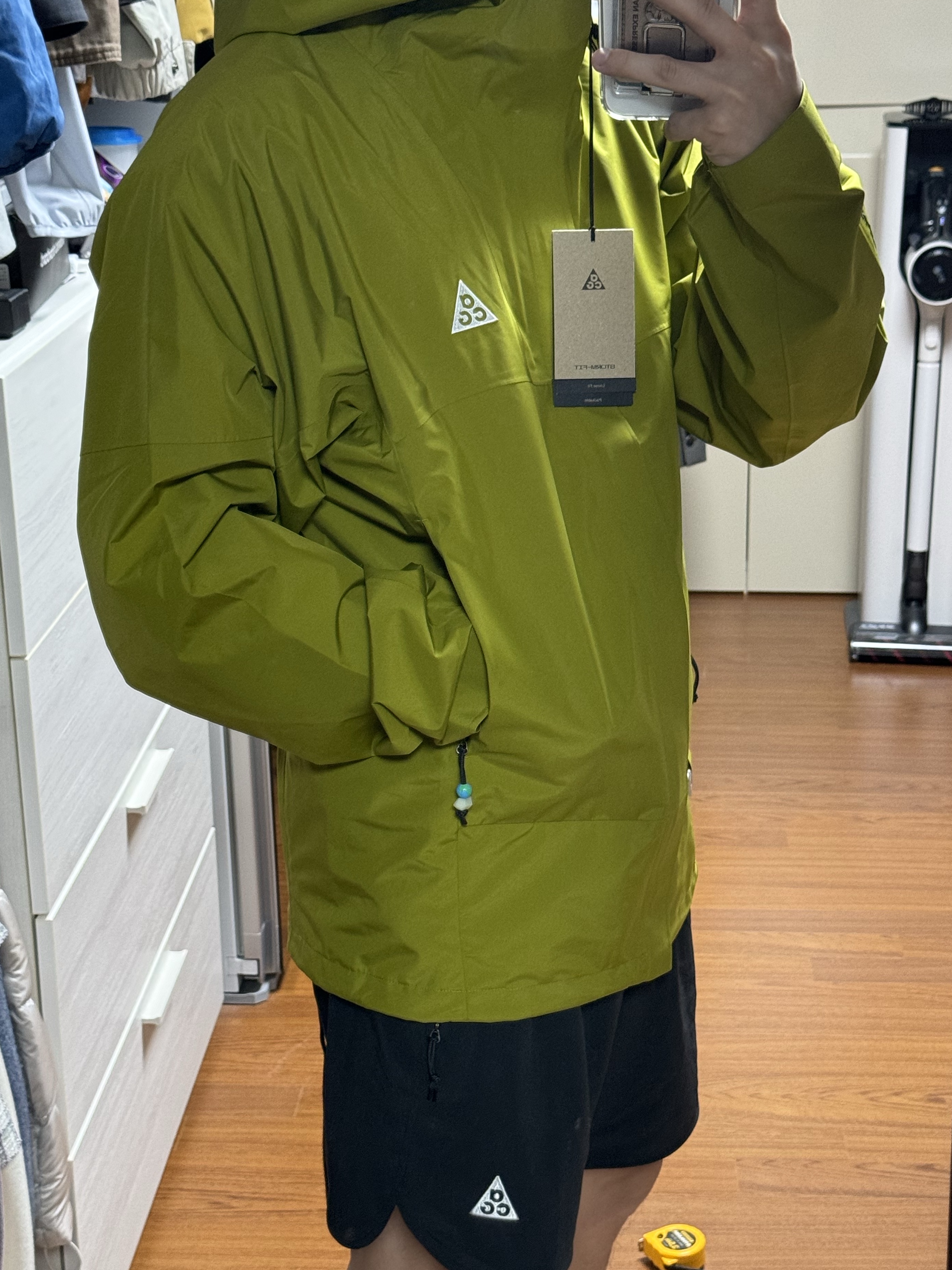 Nike ACG Storm-Fit ADV Cascade Rains Full Zip Jacket Moss - Asia 착용 스타일