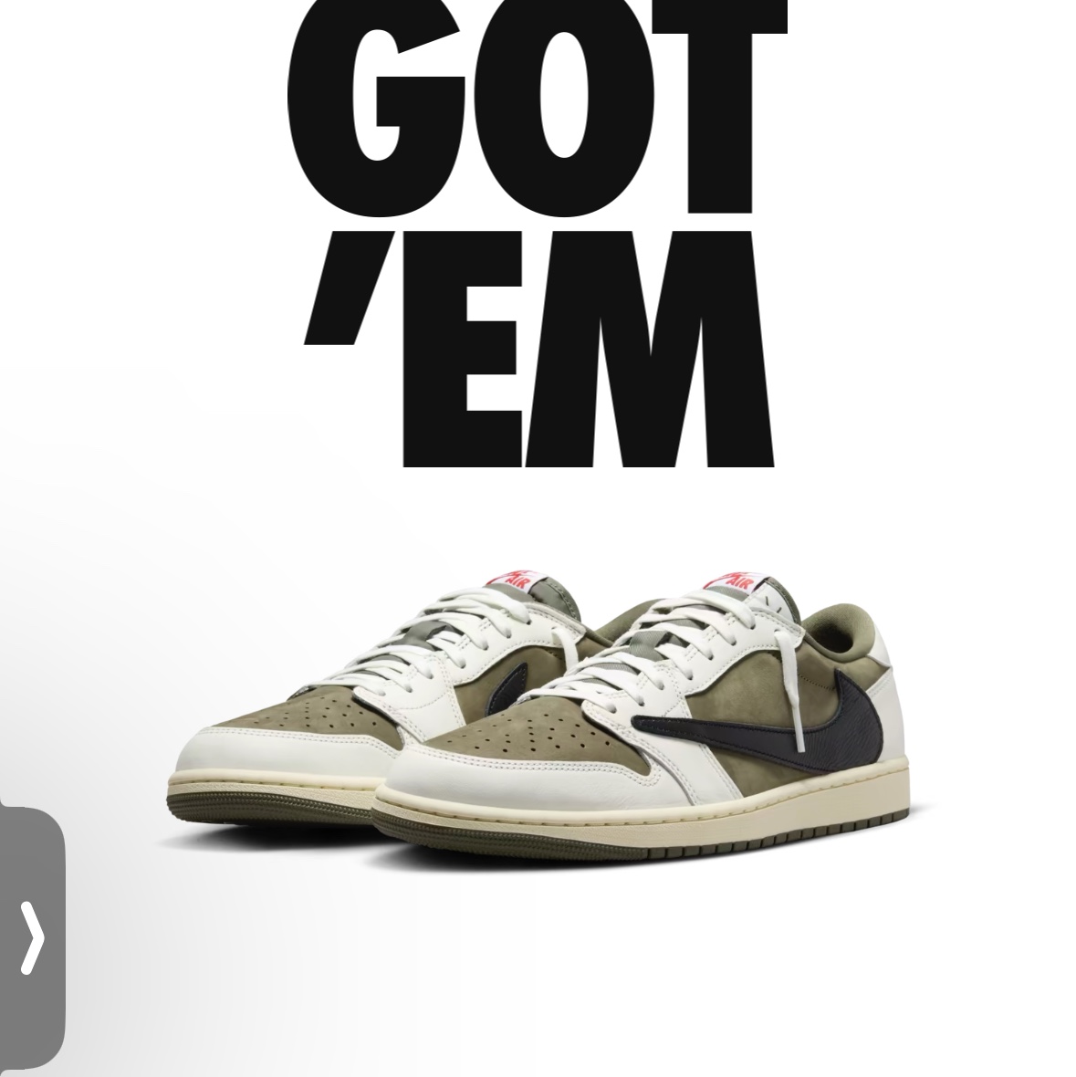 Jordan 1 x Travis Scott Retro Low OG SP Reverse Olive 착용 스타일