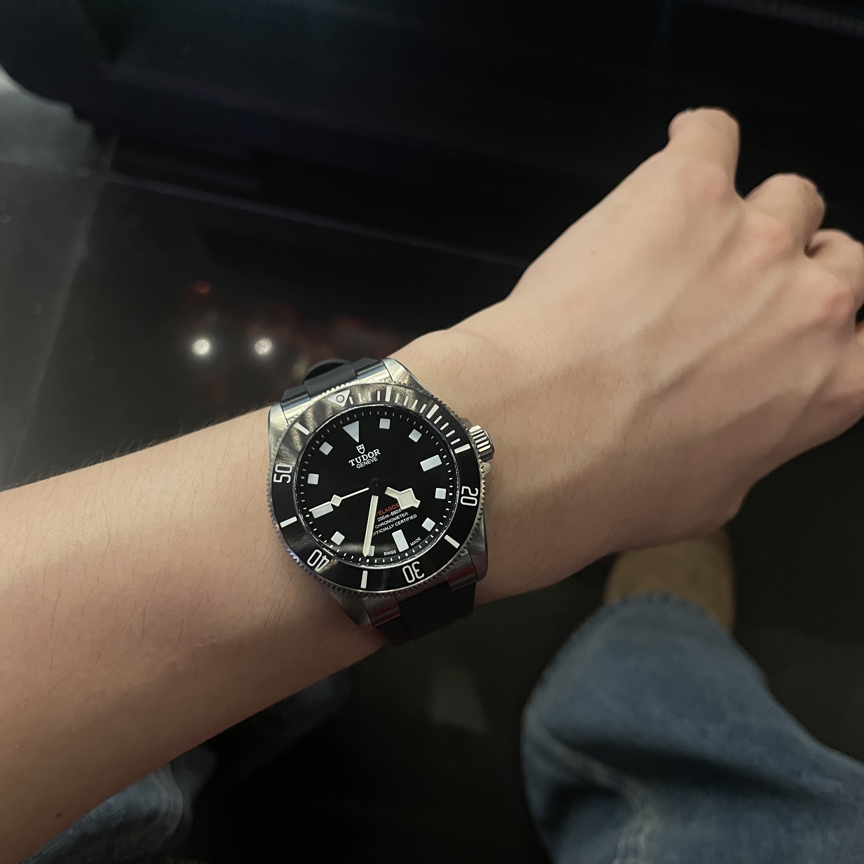 Tudor Pelagos 39 M25407 Titanium Bracelet Black 착용 스타일