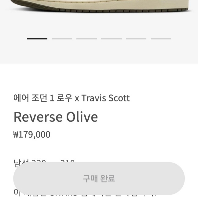 Jordan 1 x Travis Scott Retro Low OG SP Reverse Olive 착용 스타일