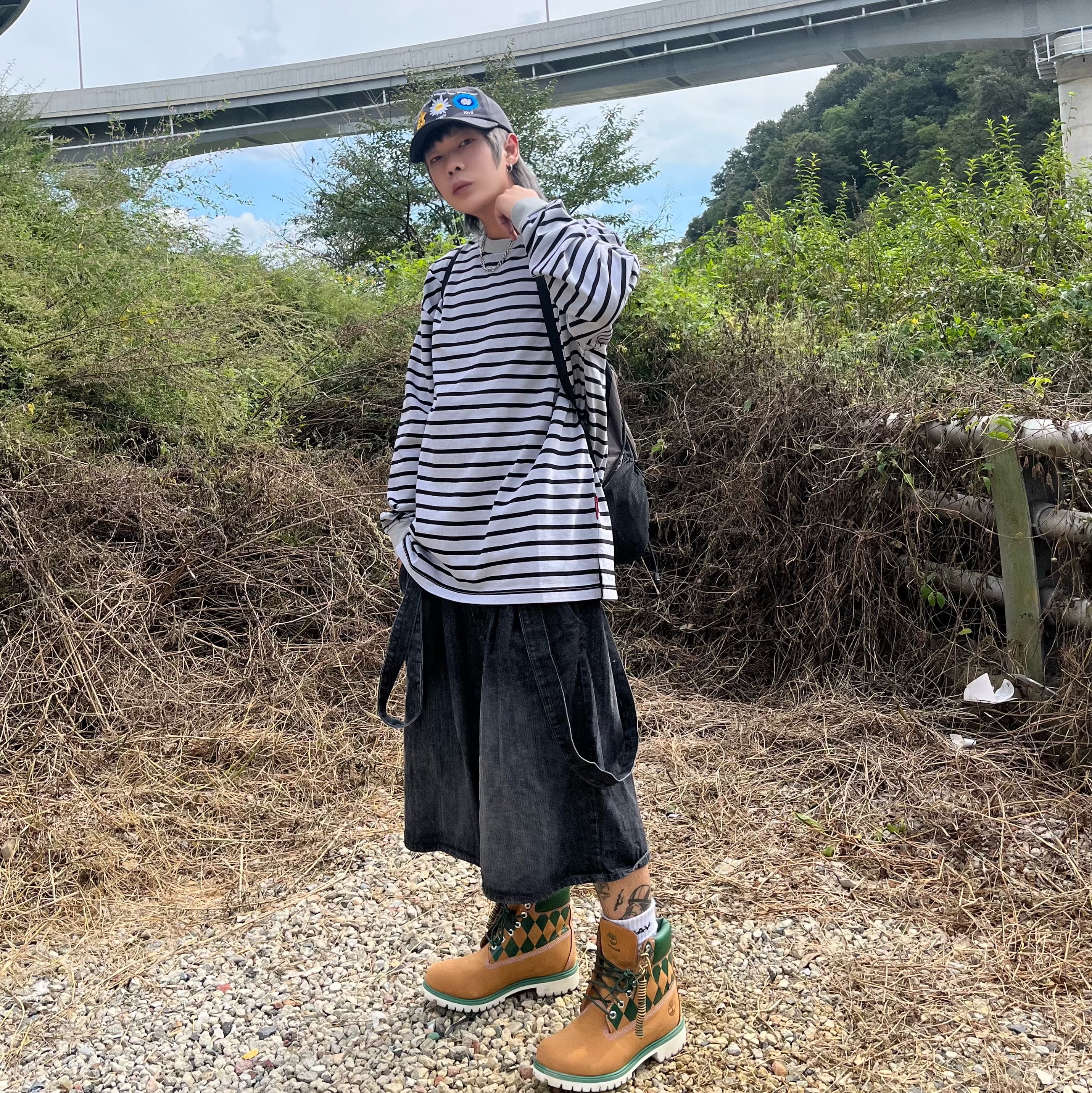 KASINA x Timberland 6 In Premium Vibram GTX Wheat 착용 스타일 - 1