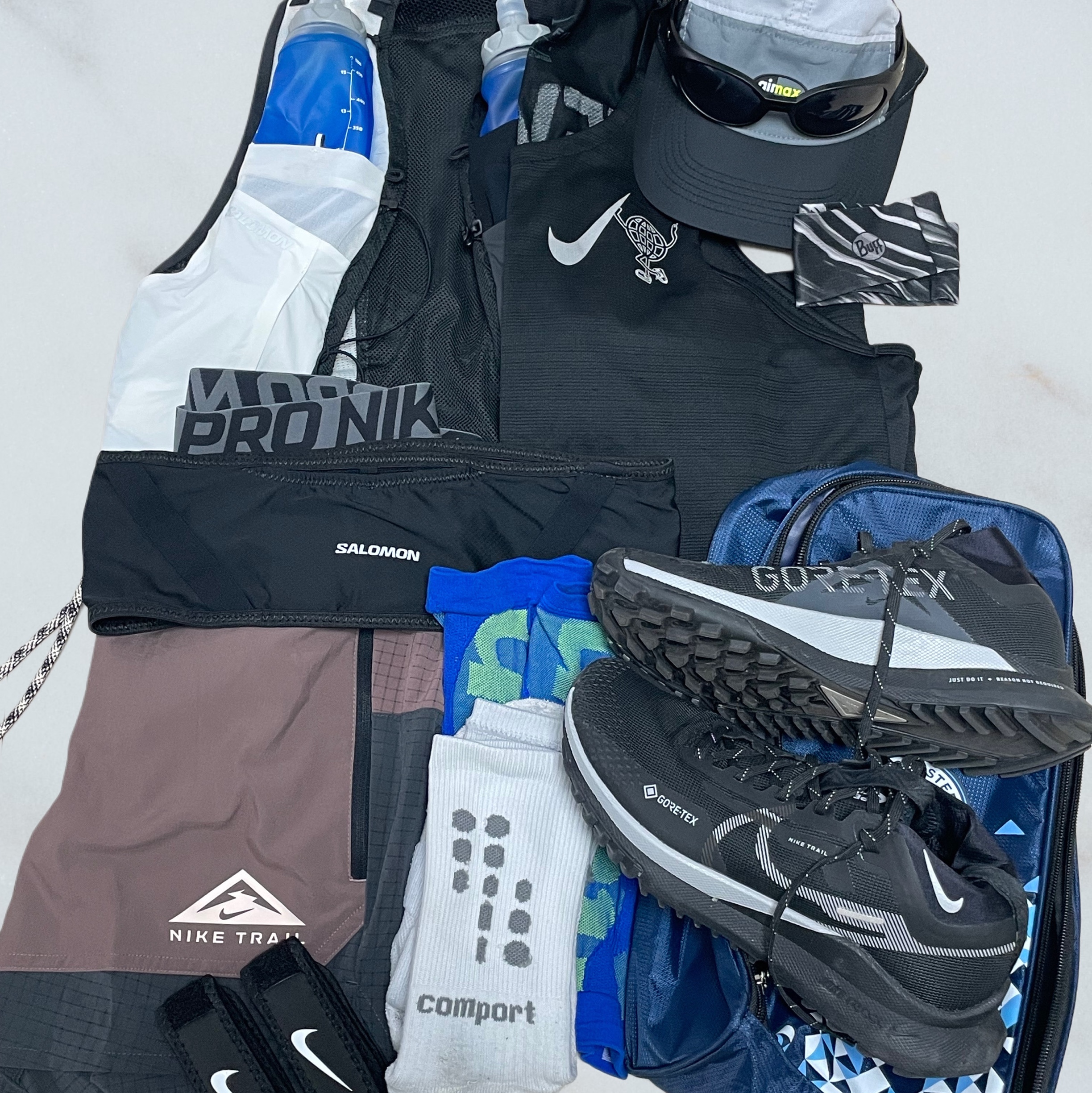 Oakley Eye Jacket Redux Matte Black Frame Prizm Grey Lenses High Bridge Fit, Nike React Pegasus Trail 4 Gore-Tex Black Wolf Grey 착용 스타일